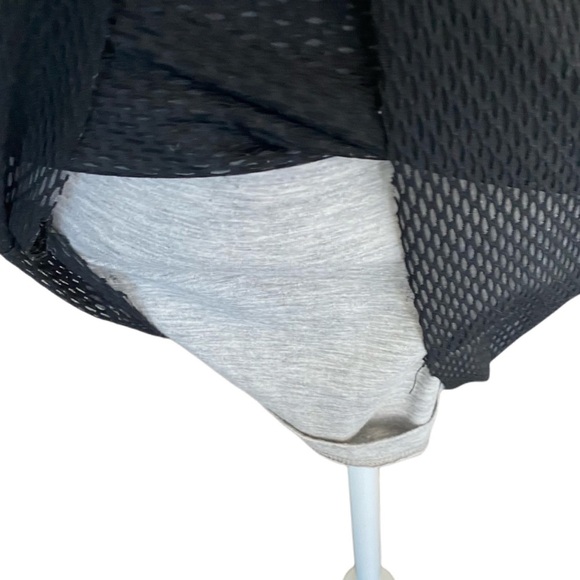 TOPSHOP Black Net Mesh V-Neck Mini Dress Size 2 - Picture 13 of 14